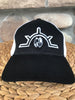 Black and White Cap with Black and White Logo