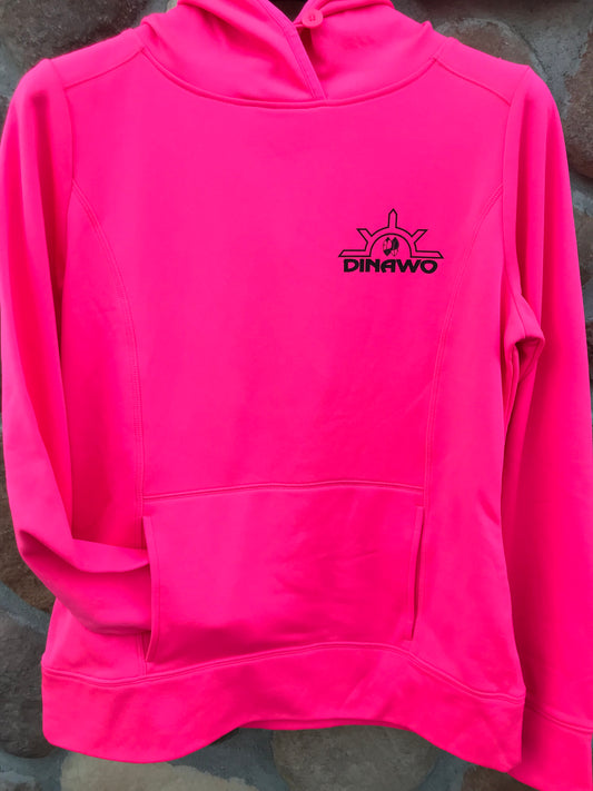 Bright Pink Dri-fit Hoodie