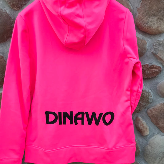 Bright Pink Dri-fit Hoodie