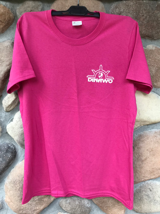 Ladies Fuschia Short Sleeve Tee
