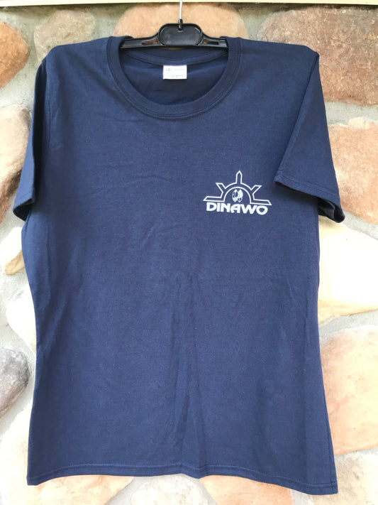 Ladies Navy Blue Short Sleeve Tee