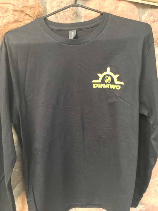 Black long sleeve cotton shirt