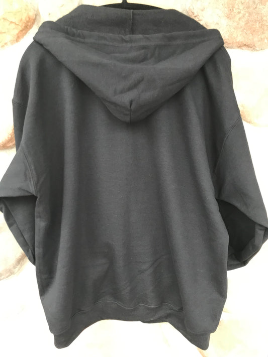 Black Full Zip Sweater with Hood
